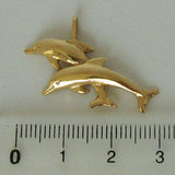 10k yellow Gold Dolphin Charm - Previously Loved