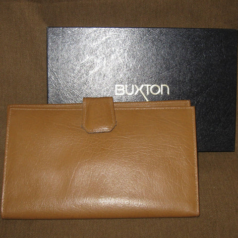 Buxton Brown Leather Card holder/Document keeper