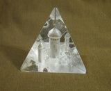 Steinbach Etched Artwork Pure Optical Glass/Crystal cube Burg/Castle NIB