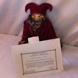 XENIS COLLECTION MUSICAL JESTER HANCRATED CANADA DOCUMENTS NIB NEW