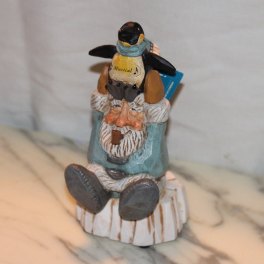 David Frykman Collection Musical Figurine THE ARCTIC FISHERMAN DF1501M