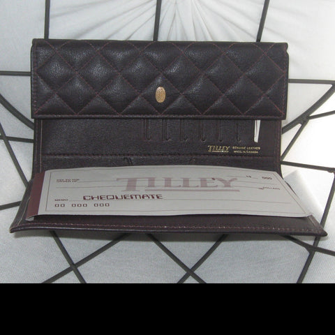 Tilley Ladies Wallet Luxury in Leather brown