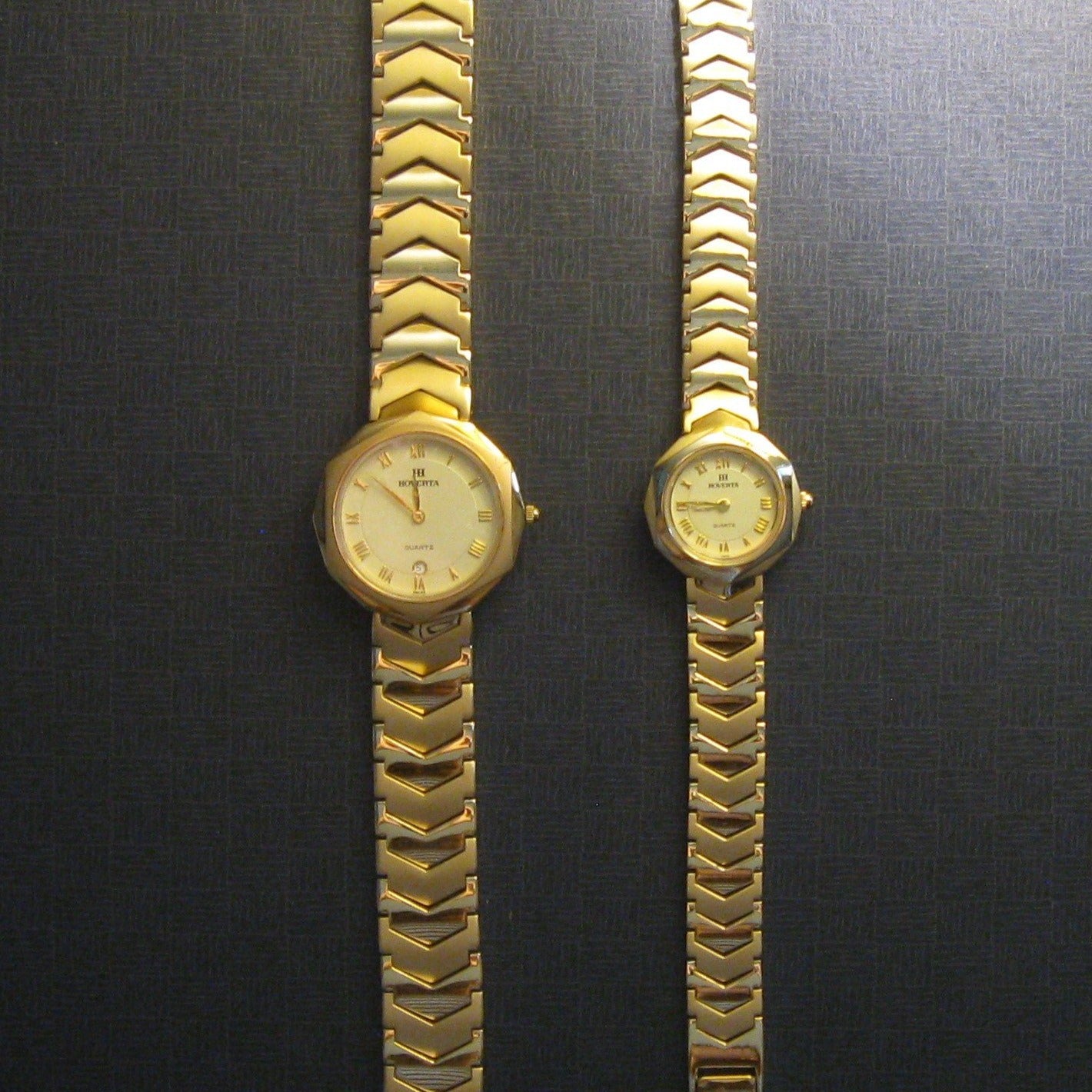 Hoverta watches matching Set of 2 Gents and Ladies